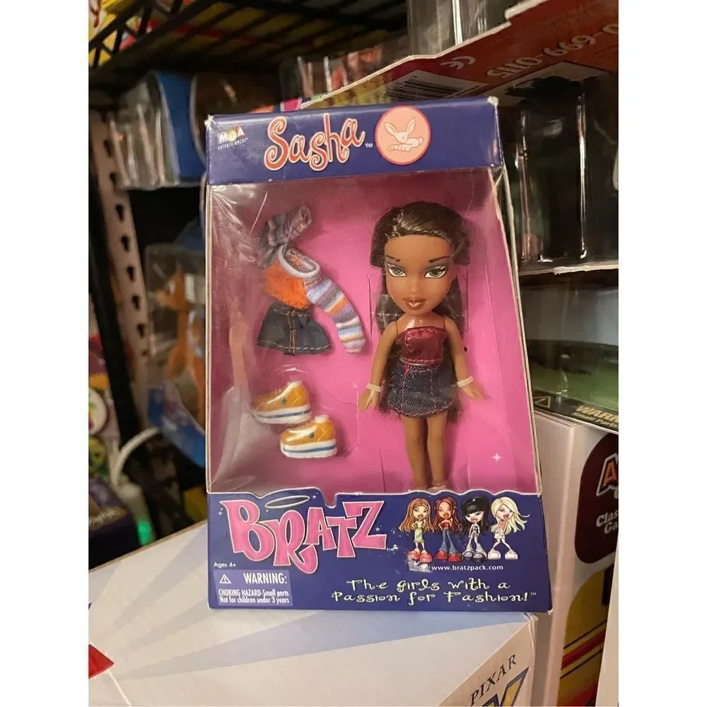 Lil' Bratz Mini Sasha Doll 2002 New In Box The Girls With The Passion Retro NIP